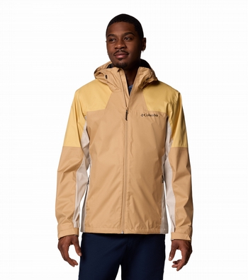 Columbia Mens Inner Limits Iii Rain Jacket Canoe / Sand Dune