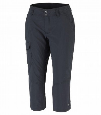 Columbia Womens Silver Ridge Capri Black