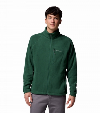 Columbia Mens Fast Trek Ii Full Zip Fleece Jacket Rain Forest