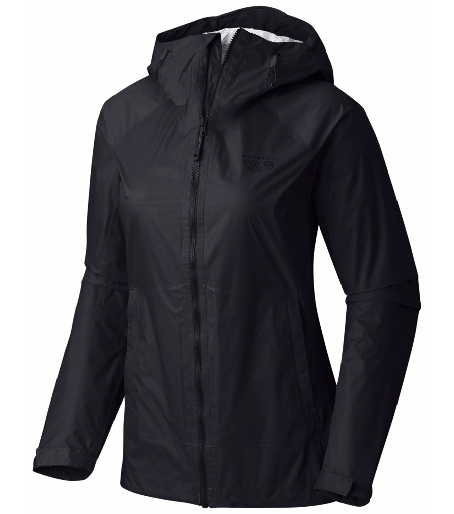 Mountain Hardwear Womens Exponent Waterproof Jacket Black