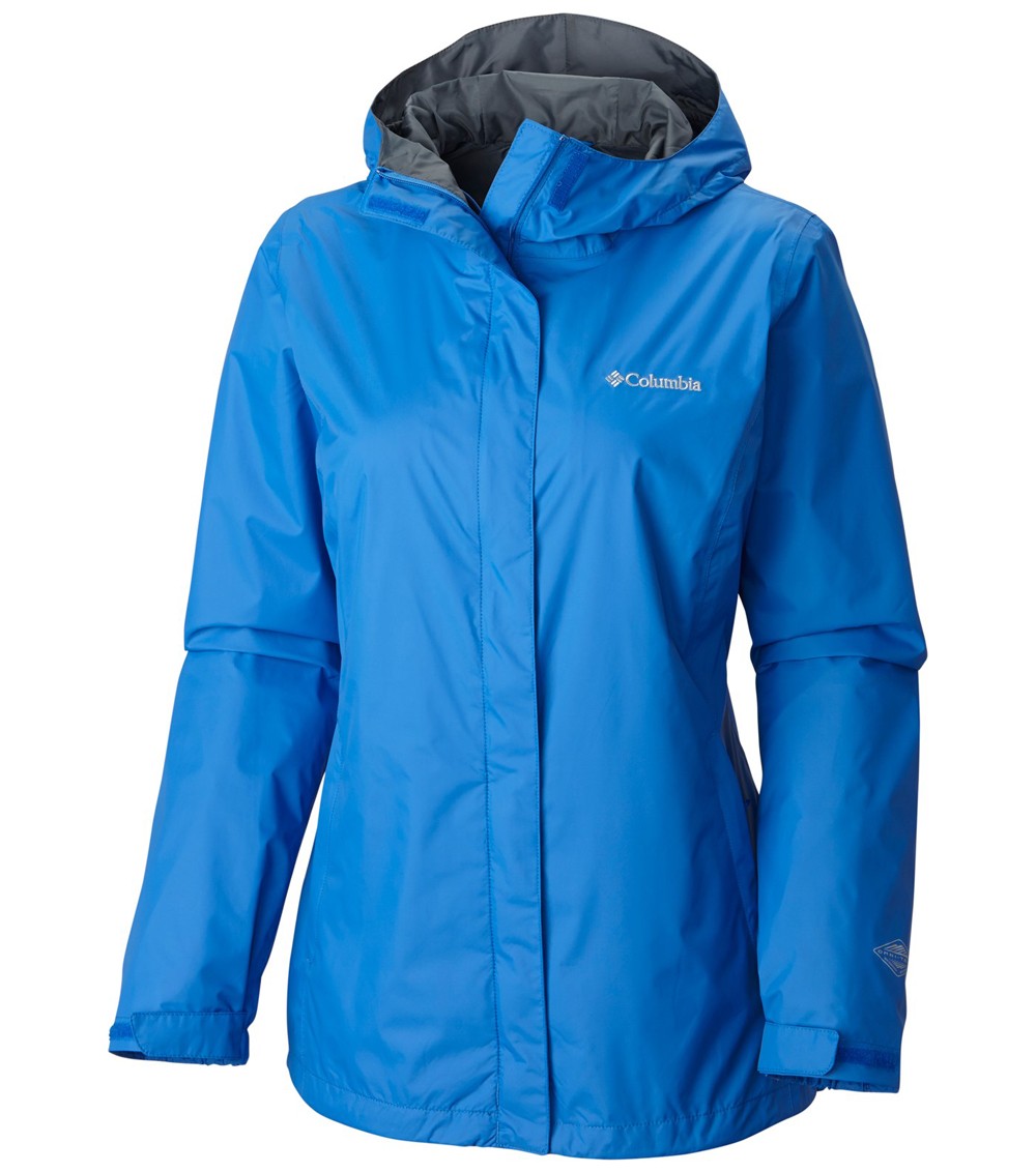 Columbia Womens Arcadia Ii Rain Jacket Stormy Blue