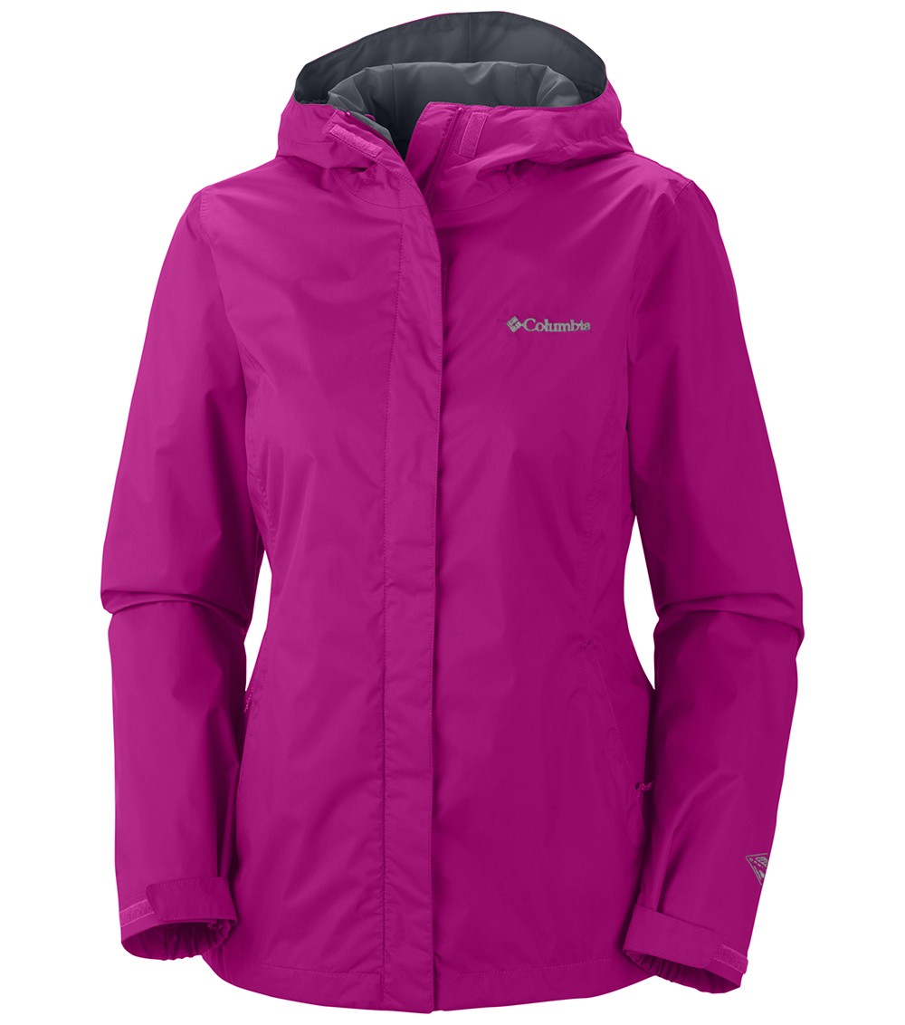 Columbia Womens Arcadia Ii Rain Jacket Groovy Pink
